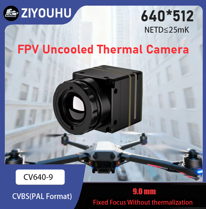 Drone Camera Thermal - ZIYOUHU Neuerscheinung 640x512 FPV Drohnen-Wärmebildkameramodul USB